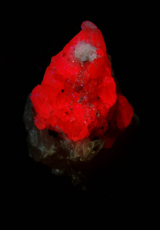 Corundum var. Ruby from Mogok District, 115 km NNE of Mandalay, Mandalay Division, Myanmar (Burma)