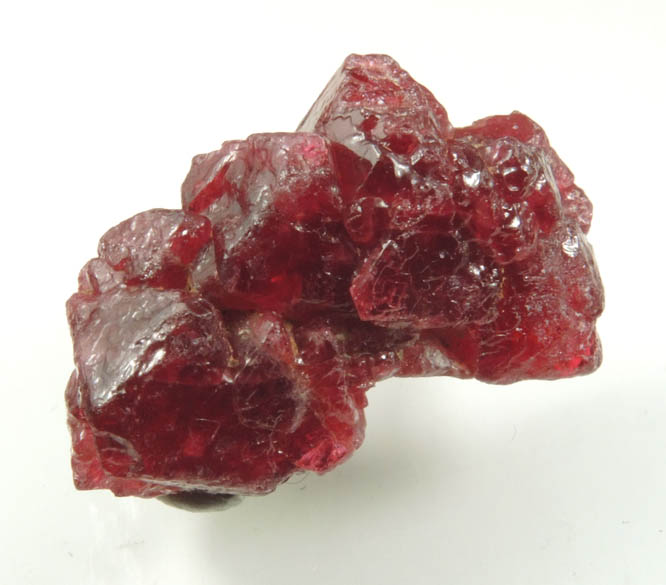 Spinel (twinned crystals) from Mogok District, 115 km NNE of Mandalay, Mandalay Division, Myanmar (Burma)