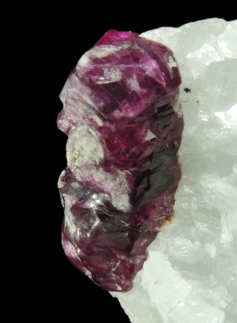 Corundum var. Ruby from Mogok District, 115 km NNE of Mandalay, Mandalay Division, Myanmar (Burma)