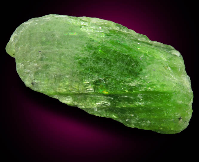 Forsterite var. Peridot from Mpwapwa District, Dodoma, Tanzania