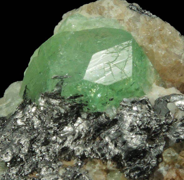 Grossular var. Tsavorite Garnet from Merelani Hills, near Arusha, Tanzania