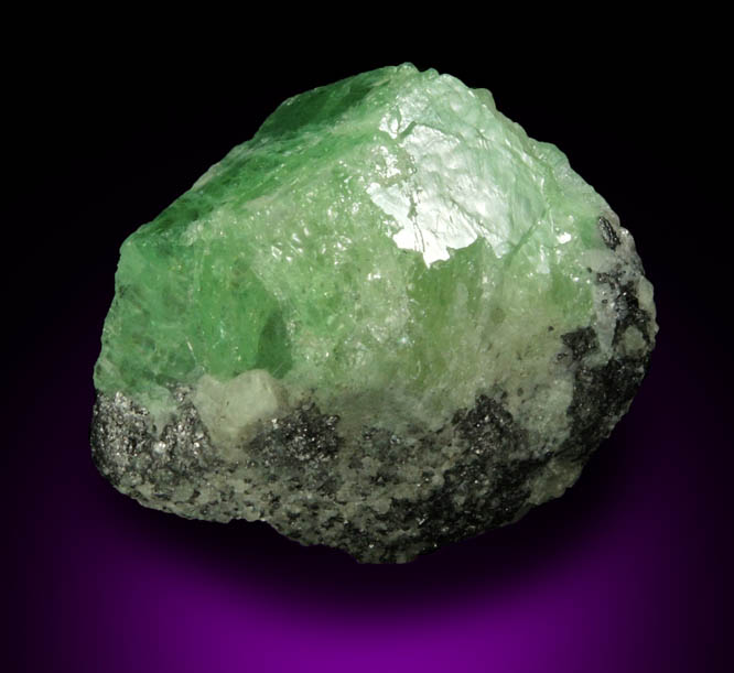 Grossular var. Tsavorite Garnet from Merelani Hills, near Arusha, Tanzania