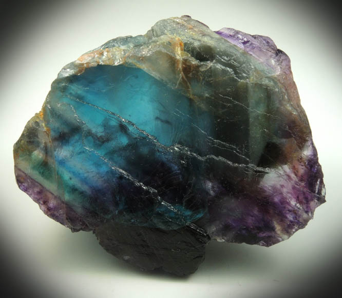 Fluorite (rare blue color) from Okorusu Mine, 46.5 km north of Otjiwarongo, Otjozondjupa, Namibia