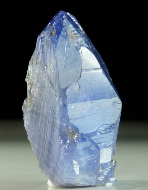 Tanzanite Crystal (blue gem variety of the mineral Zoisite) from Merelani Hills, western slope of Lelatama Mountains, Arusha Region, Tanzania (Type Locality for Tanzanite)