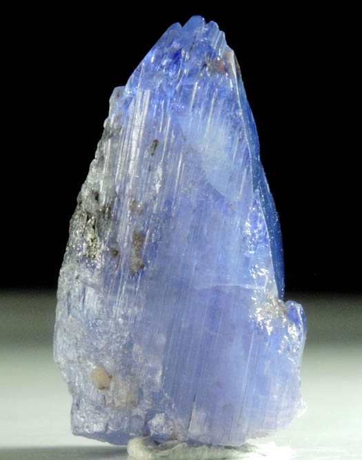 Tanzanite Crystal (blue gem variety of the mineral Zoisite) from Merelani Hills, western slope of Lelatama Mountains, Arusha Region, Tanzania (Type Locality for Tanzanite)