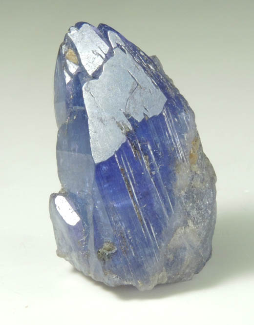 Tanzanite Crystal (blue gem variety of the mineral Zoisite) from Merelani Hills, western slope of Lelatama Mountains, Arusha Region, Tanzania (Type Locality for Tanzanite)