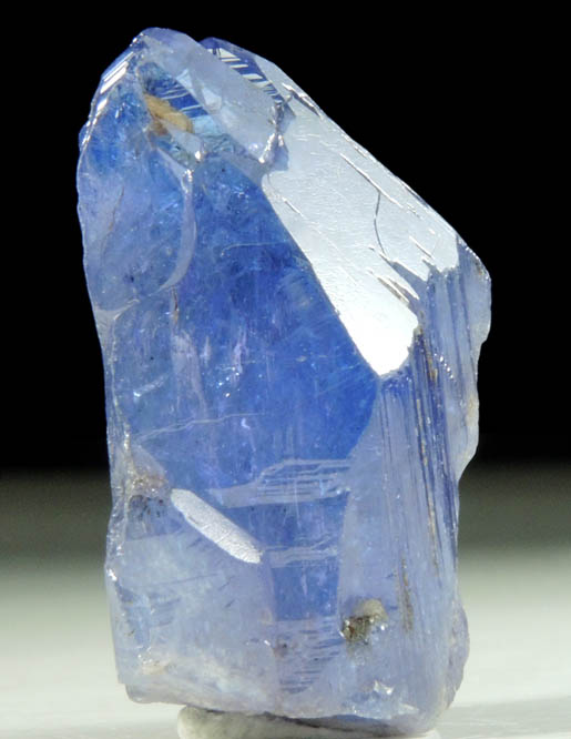 Tanzanite Crystal (blue gem variety of the mineral Zoisite) from Merelani Hills, western slope of Lelatama Mountains, Arusha Region, Tanzania (Type Locality for Tanzanite)