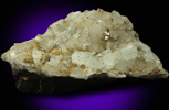 Pyrite, Calcite, Goethite on Smoky Quartz from Millington Quarry, Bernards Township, Somerset County, New Jersey