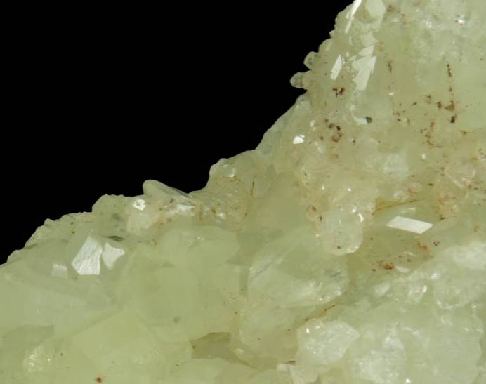 Datolite with Pyrite, Apophyllite, Chlorite, Goethite from Millington Quarry, Bernards Township, Somerset County, New Jersey