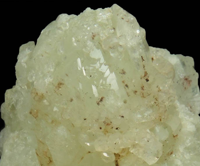 Datolite with Pyrite, Apophyllite, Chlorite, Goethite from Millington Quarry, Bernards Township, Somerset County, New Jersey