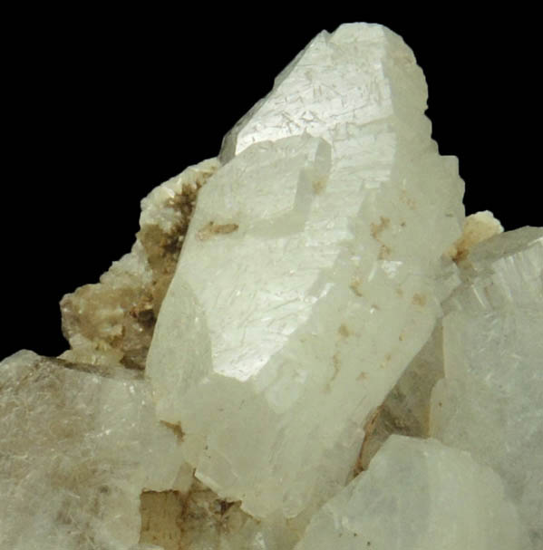 Heulandite over Laumontite from Upper New Street Quarry, Paterson, Passaic County, New Jersey