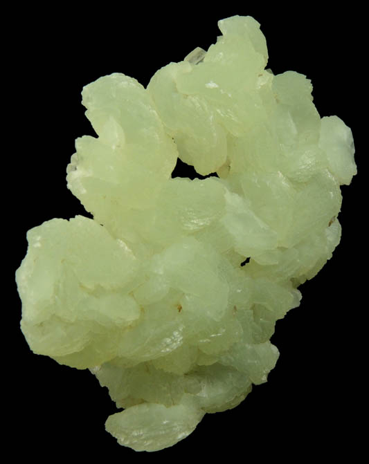 Prehnite with Calcite from Millington Quarry, Bernards Township, Somerset County, New Jersey