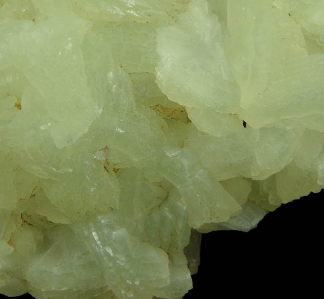 Prehnite with Calcite from Millington Quarry, Bernards Township, Somerset County, New Jersey