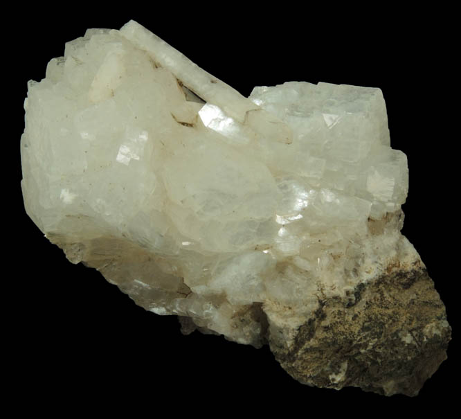 Heulandite with minor Prehnite and Quartz from Upper New Street Quarry, Paterson, Passaic County, New Jersey