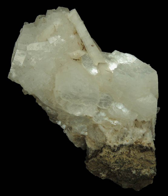 Heulandite with minor Prehnite and Quartz from Upper New Street Quarry, Paterson, Passaic County, New Jersey