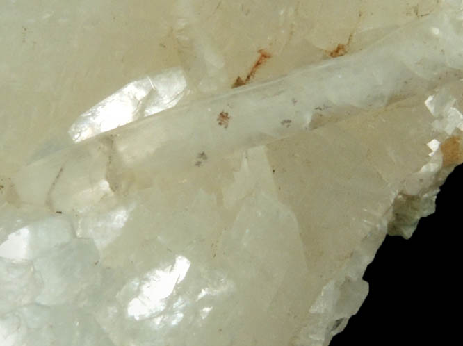 Heulandite with minor Prehnite and Quartz from Upper New Street Quarry, Paterson, Passaic County, New Jersey