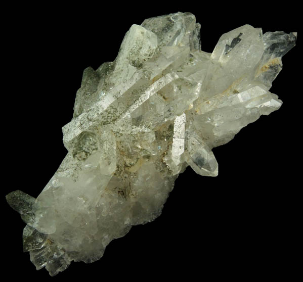 Quartz with green inclusions from Teofilo Otoni, Minas Gerais, Brazil