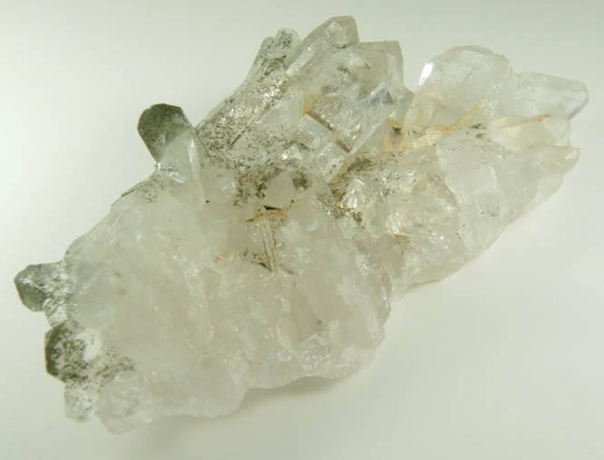 Quartz with green inclusions from Teofilo Otoni, Minas Gerais, Brazil