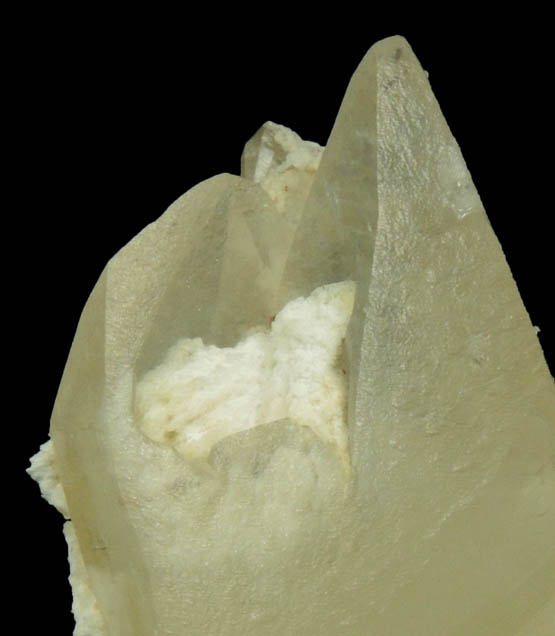 Calcite with Prehnite over Laumontite from Millington Quarry, Bernards Township, Somerset County, New Jersey
