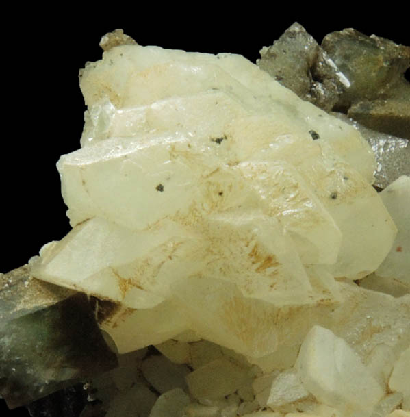 Datolite with Calcite from Millington Quarry, Bernards Township, Somerset County, New Jersey