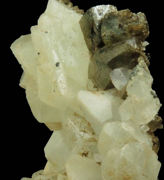 Datolite with Calcite from Millington Quarry, Bernards Township, Somerset County, New Jersey