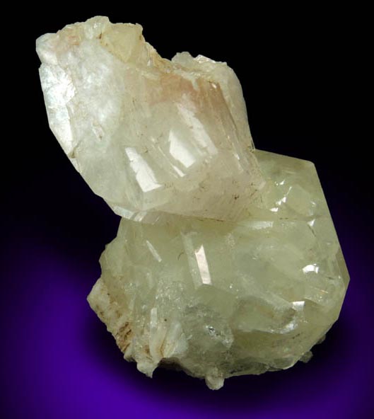 Heulandite and Datolite from Prospect Park Quarry, Prospect Park, Passaic County, New Jersey