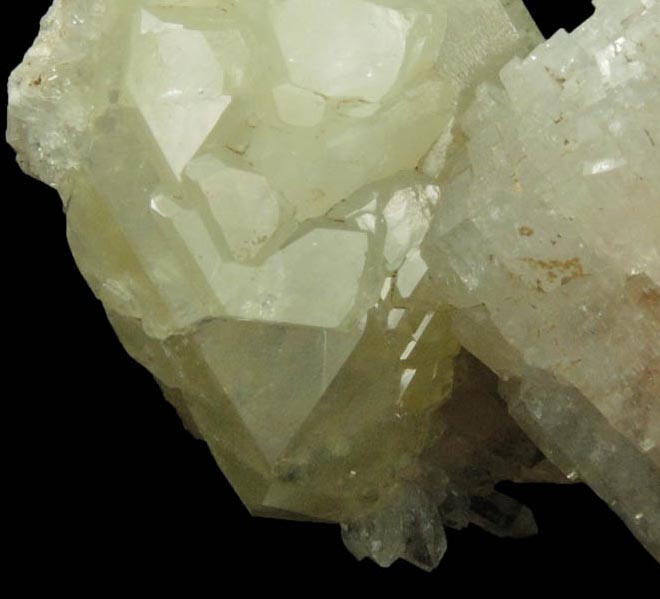 Heulandite and Datolite from Prospect Park Quarry, Prospect Park, Passaic County, New Jersey