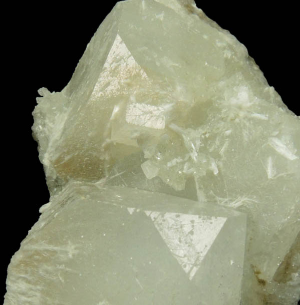 Apophyllite with Pectolite inclusions from Upper New Street Quarry, Paterson, Passaic County, New Jersey