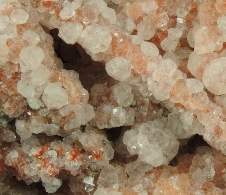 Analcime over Laumontite from Croft Quarry, Leicestershire, England