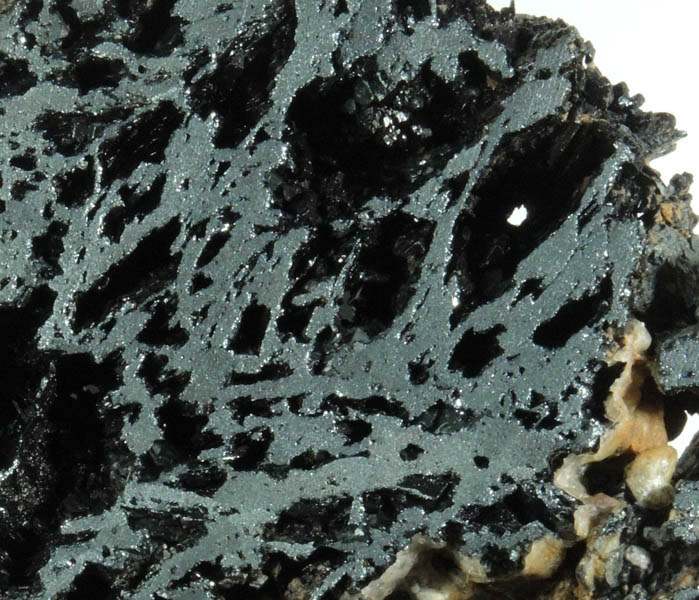 Hematite (sawn slab of specular hematite) from west of Swansea, near Planet Peak, La Paz County, Arizona