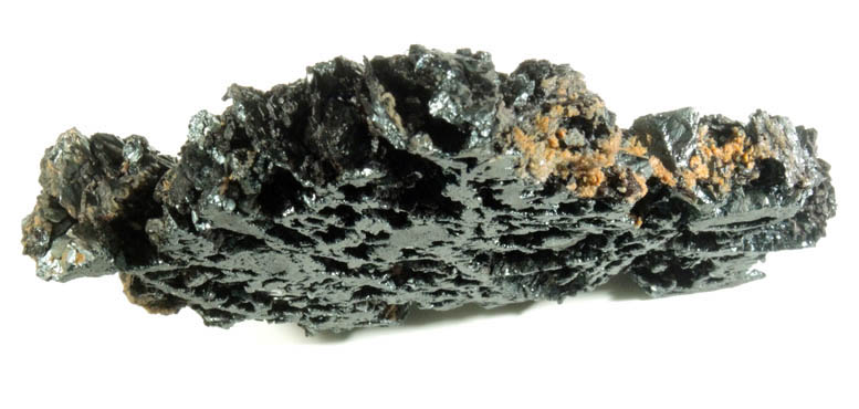 Hematite (sawn slab of specular hematite) from west of Swansea, near Planet Peak, La Paz County, Arizona