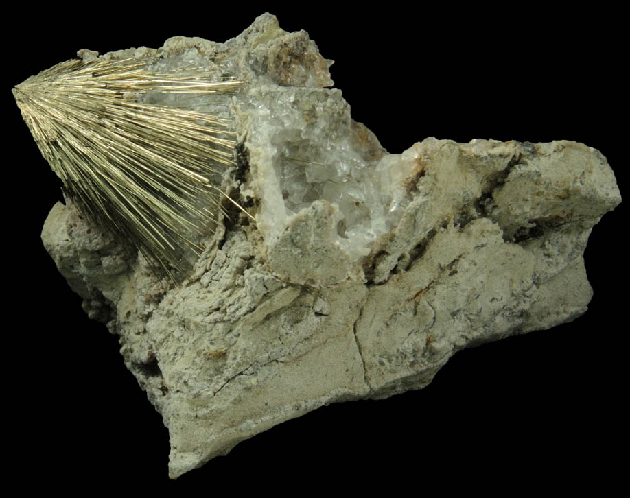 Millerite from Estabrook Park, Milwaukee, Milwaukee County, Wisconsin