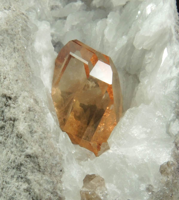 Topaz on rhyolite from Cubical #2 Claim, Topaz Mountain, Thomas Range, Juab County, Utah