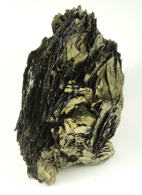 Covellite interlayered with Chalcopyrite from Summitville District, Rio Grande County, Colorado