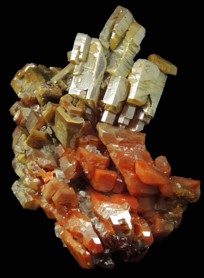 Vanadinite from San Carlos Mine, Manuel Benavides, Chihuahua, Mexico