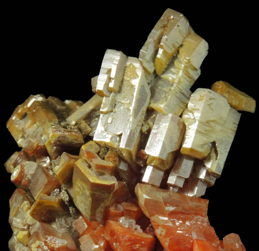 Vanadinite from San Carlos Mine, Manuel Benavides, Chihuahua, Mexico