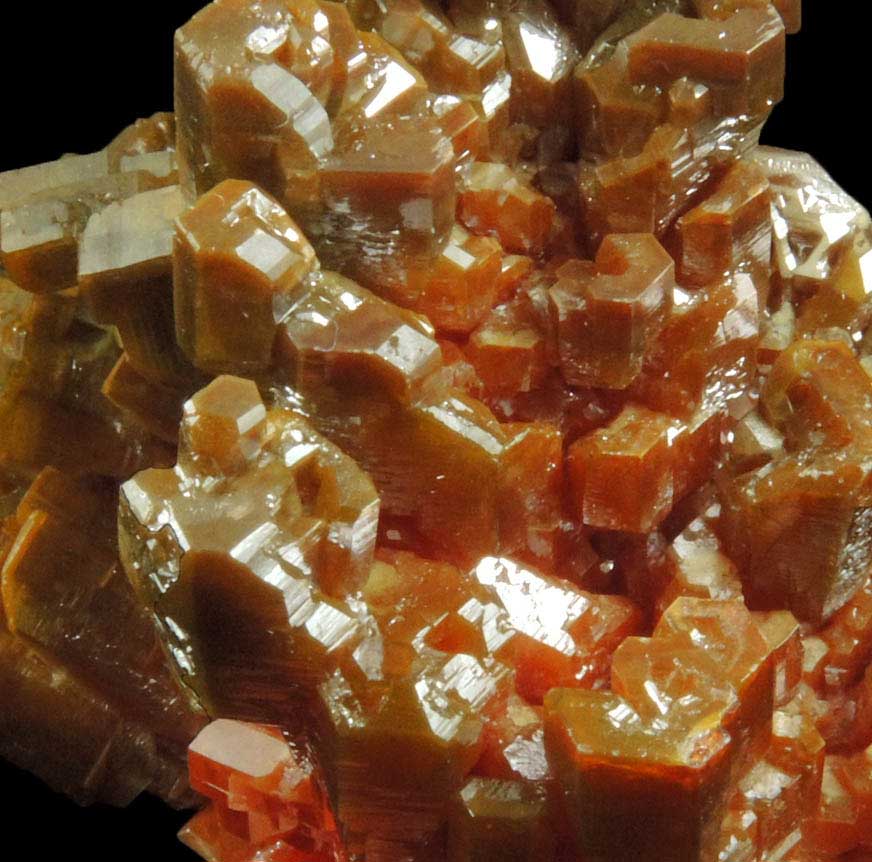 Vanadinite from San Carlos Mine, Manuel Benavides, Chihuahua, Mexico