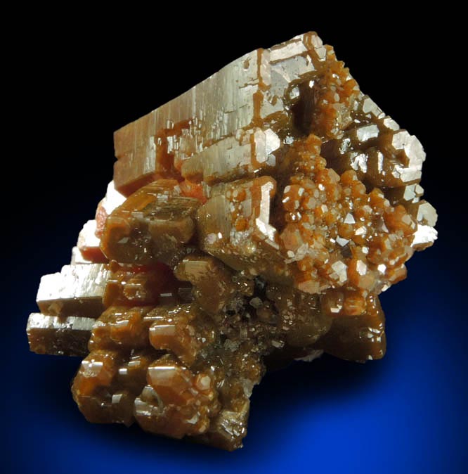 Vanadinite with Calcite from San Carlos Mine, Manuel Benavides, Chihuahua, Mexico
