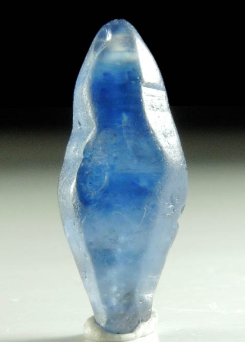 Corundum var. Blue Sapphire from Central Highland Belt, near Ratnapura, Sabaragamuwa Province, Sri Lanka