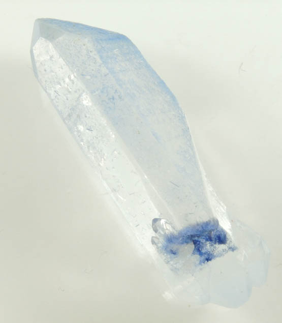 Quartz with Dumortierite inclusions from Vaca Morta Mine, Boquira, 20 km NW of Macabas, Bahia, Brazil