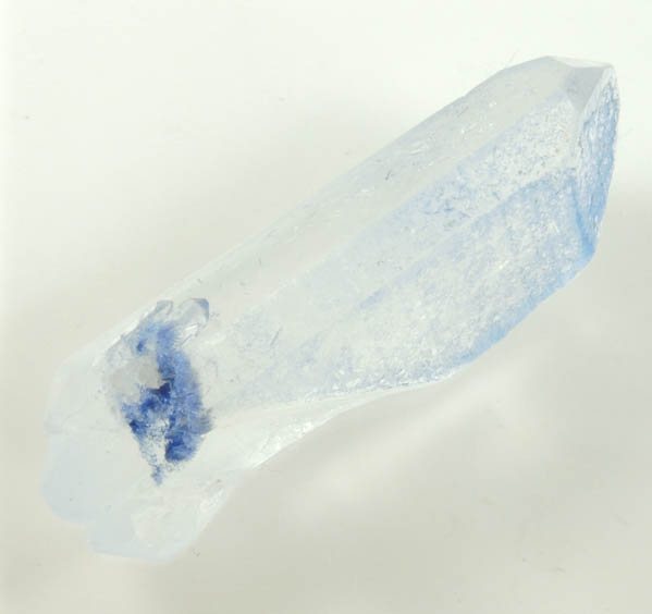 Quartz with Dumortierite inclusions from Vaca Morta Mine, Boquira, 20 km NW of Macabas, Bahia, Brazil