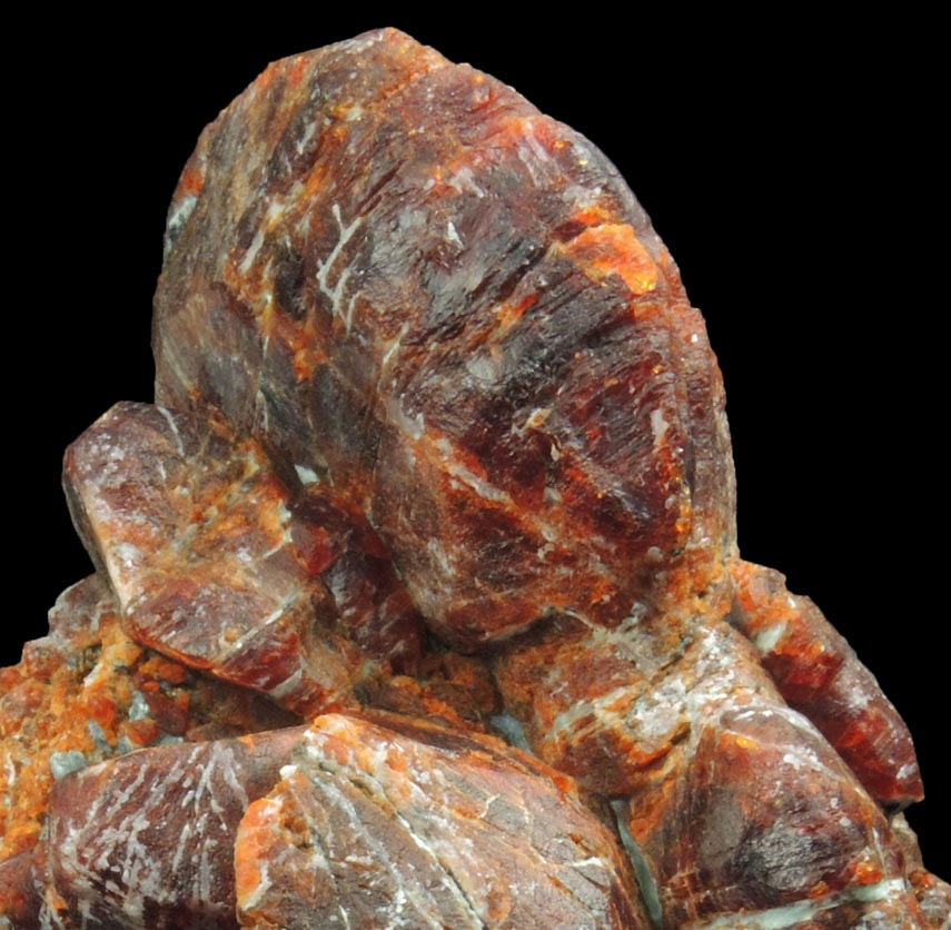 Chondrodite on Clinochlore from Tilly Foster Iron Mine, near Brewster, Putnam County, New York