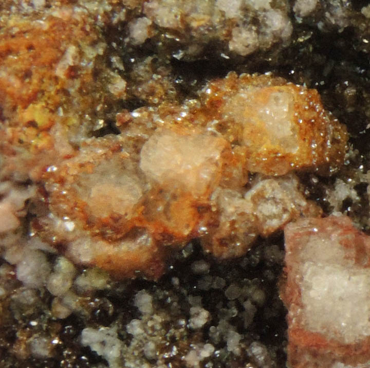 Beudantite with Calcite from Mina las Cocineras, Santa Eulalia District, Aquiles Serdn, Chihuahua, Mexico