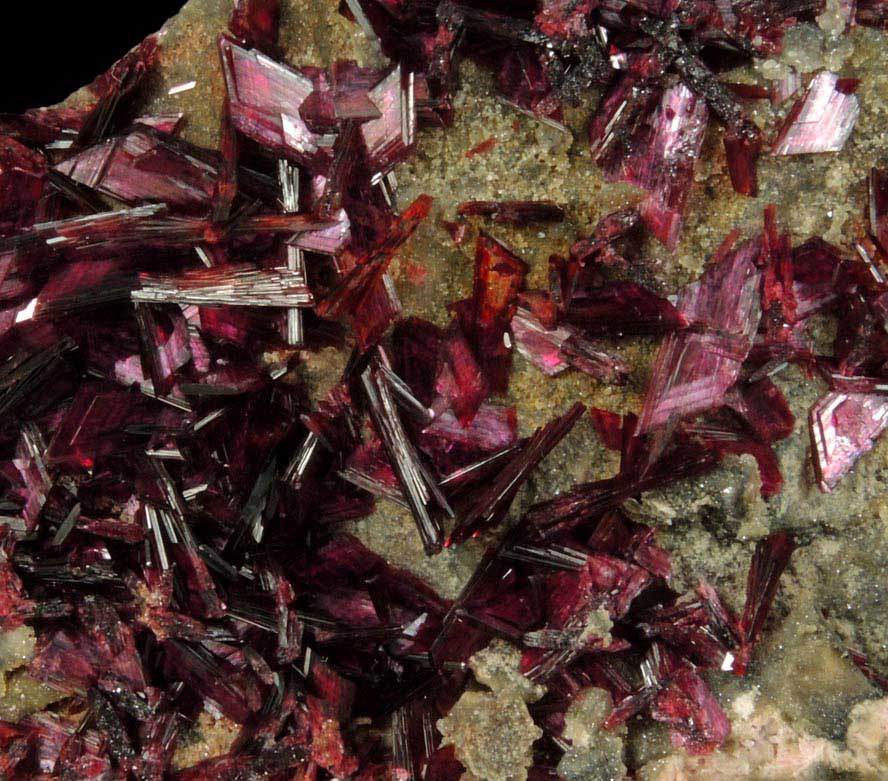 Erythrite from Bou Azzer District, Anti-Atlas Mountains, Tazenakht, Ouarzazate, Morocco (Type Locality for Erythrite)