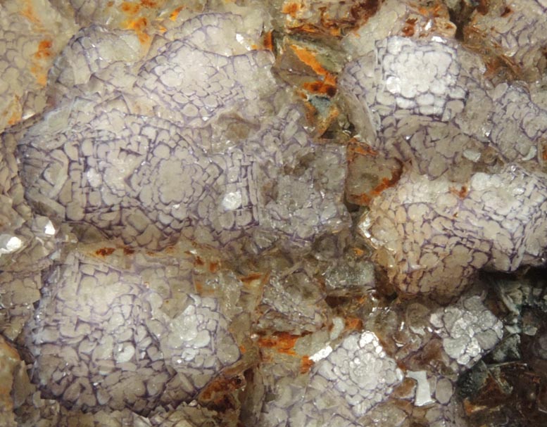 Fluorite (zoned crystals) from Mina las Cocineras, Santa Eulalia District, Aquiles Serdán, Chihuahua, Mexico