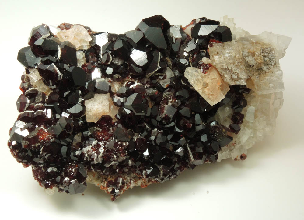 Uvite Tourmaline with Magnesite from Pedra Preta Mine, Serra das guas, Brumado District, Bahia, Brazil