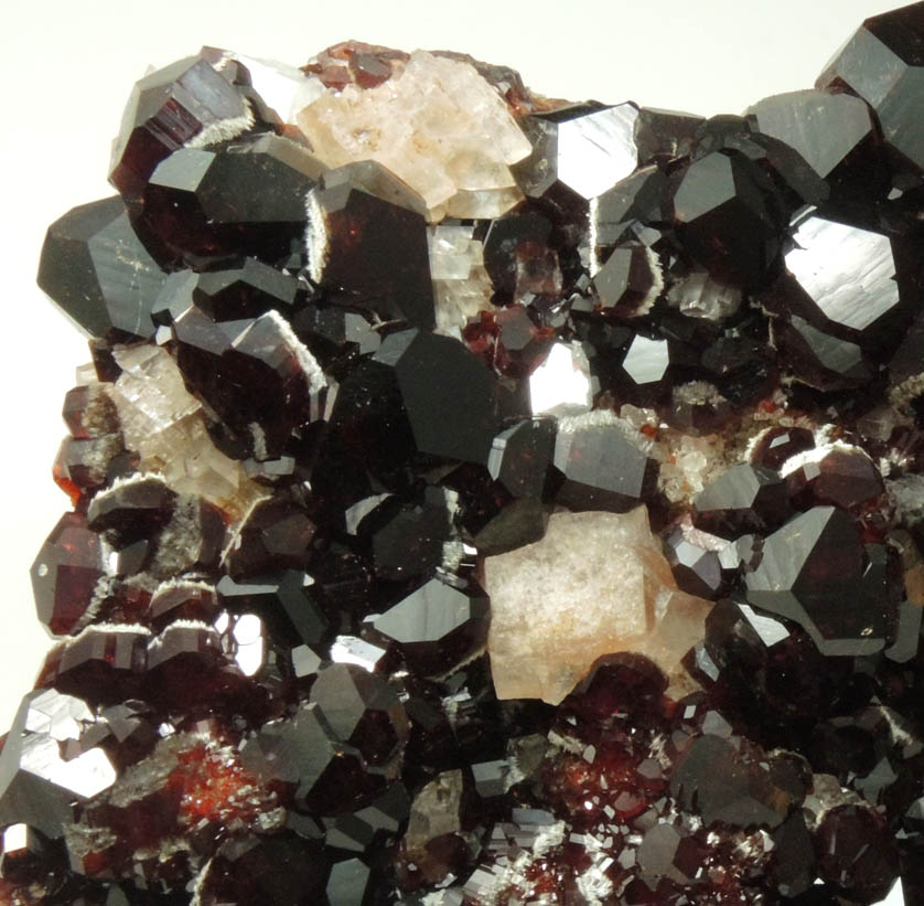 Uvite Tourmaline with Magnesite from Pedra Preta Mine, Serra das guas, Brumado District, Bahia, Brazil