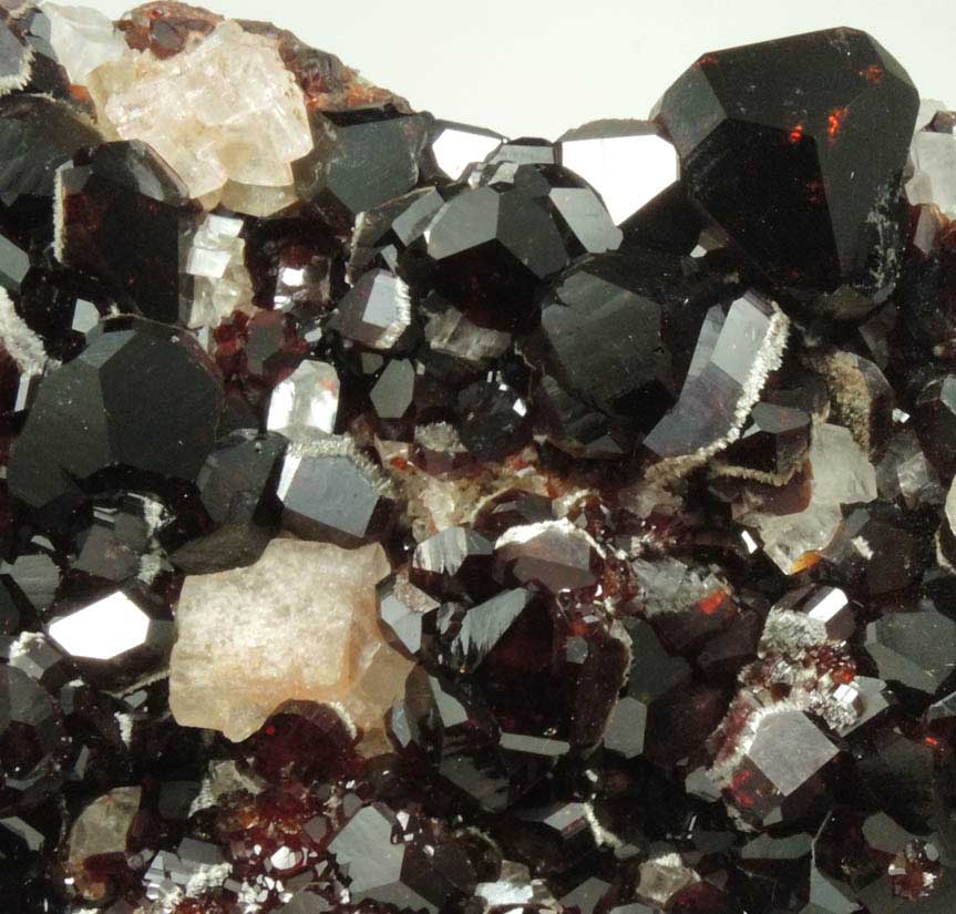 Uvite Tourmaline with Magnesite from Pedra Preta Mine, Serra das guas, Brumado District, Bahia, Brazil