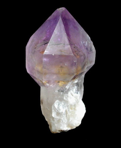 Quartz var. Amethyst scepter from Deer Hill, Stow, Oxford County, Maine