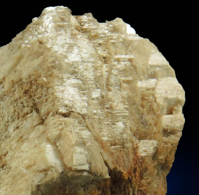 Hambergite on K-feldspar from Little Three Mine, Ramona District, San Diego County, California